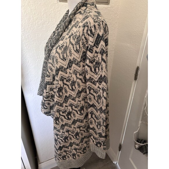Ecote’ Urban Outfitters Chunky Blanket Open Cardigan Fair Isle Knit size s - Picture 3 of 8
